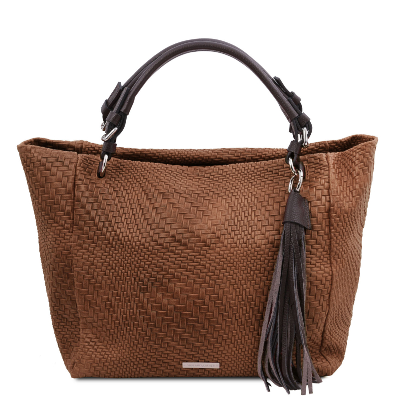 Tuscany Leather Leder-Shopper Zimt Tuscany Leather Leder-Shopper Zimt